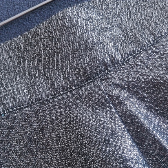 !!! 5$ ADD ON !!! Silver metallic skirt H&M - Picture 3 of 5